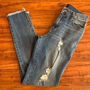 Fashion Nova Size 3 (W25) High Waist Skinny Jeans